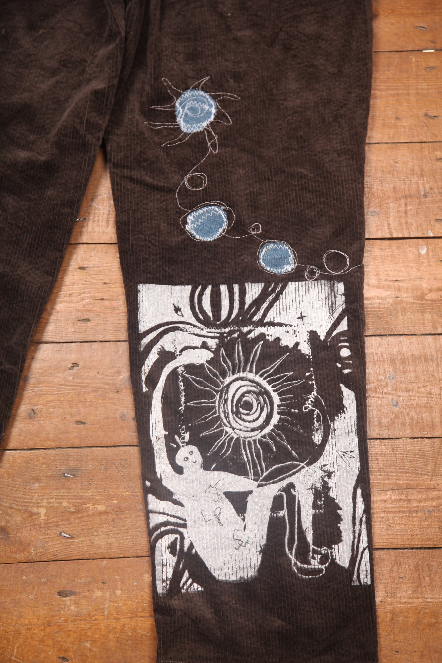 Upcycled Corduroy Trousers (W36)