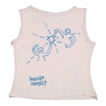 Reworked Screenprint Vest Top (UK10/12)