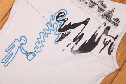 Reworked Screenprint Vest Top (UK10/12)