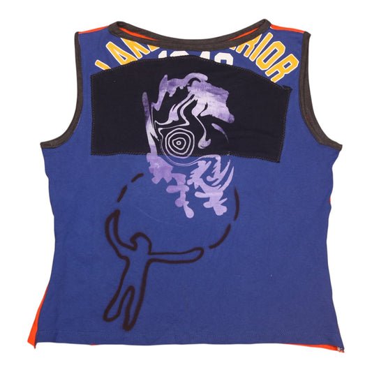 Reworked Screenprint Vest Top (UK12/14)