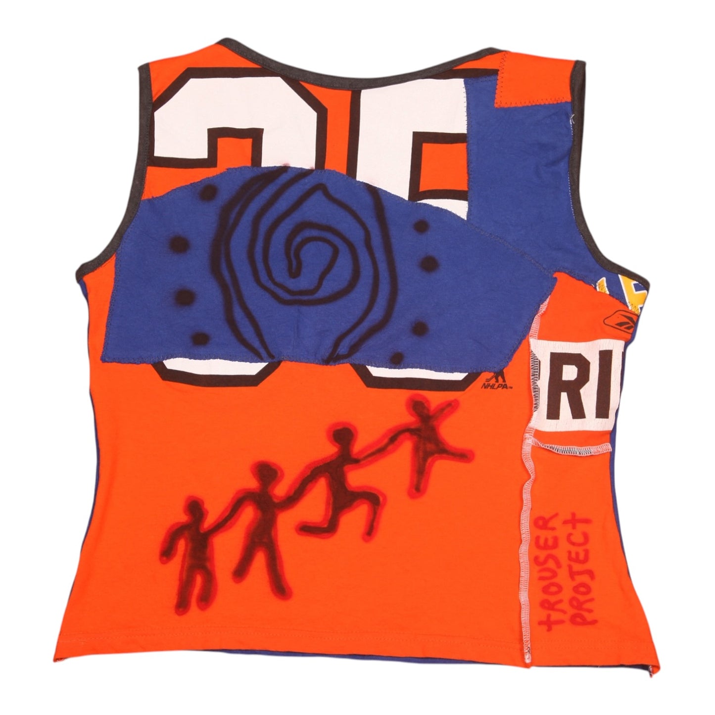 Reworked Screenprint Vest Top (UK12/14)