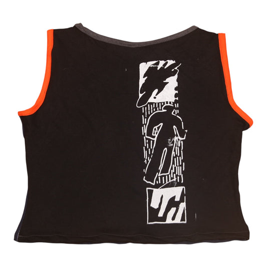 Reworked Screenprint Vest Top (UK16/18)