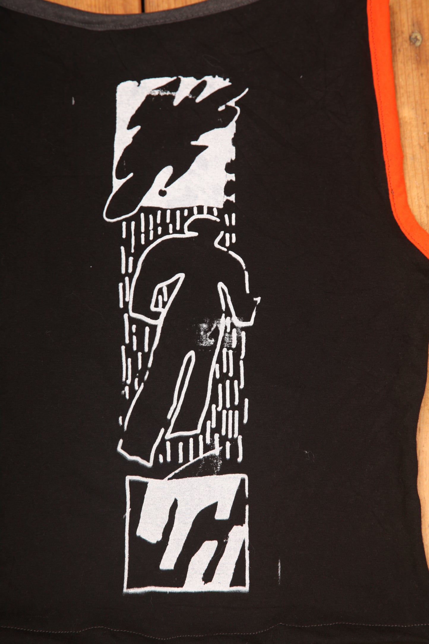 Reworked Screenprint Vest Top (UK16/18)