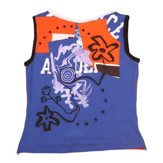 Reworked Screenprint Vest Top (UK8/10)