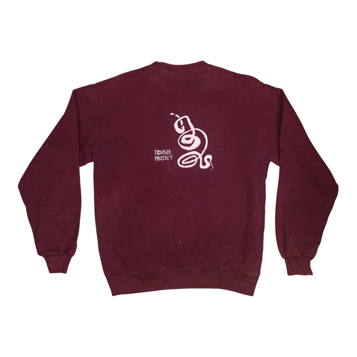 Vintage Upcycled Screenprint Jumper (M)