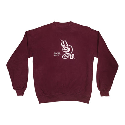 Vintage Upcycled Screenprint Jumper (M)
