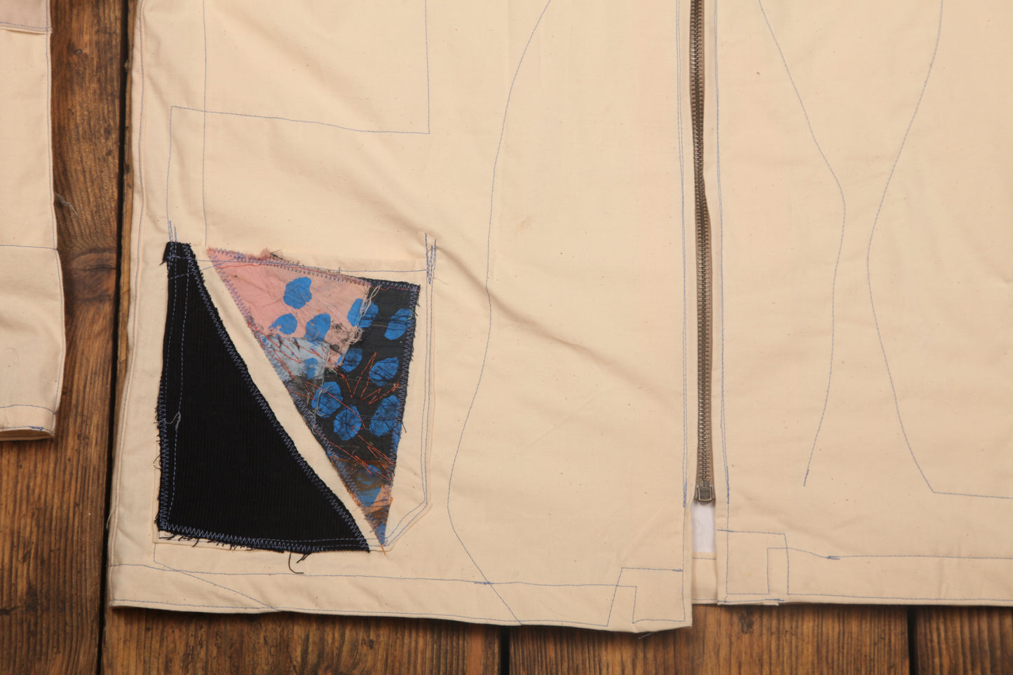 Trouser Project x Amber Lily Collab 1of1 Upcycled Jacket (XL)