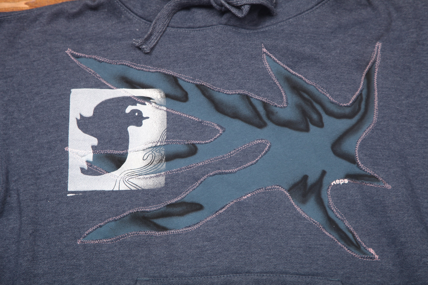 Upcycled Graphic Hoodie (M)