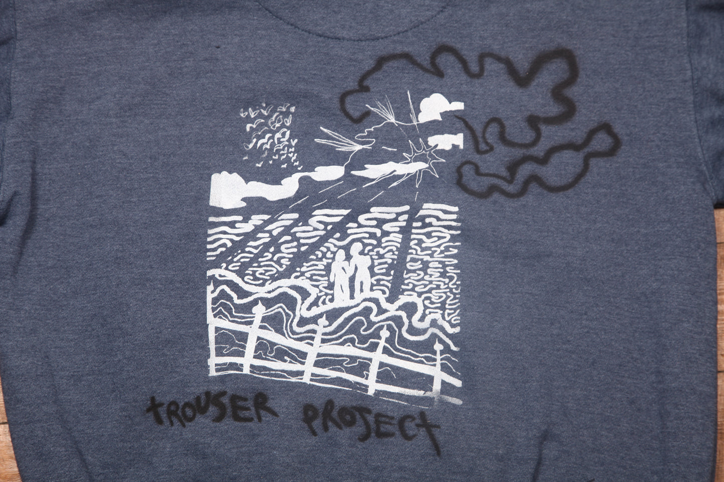 Upcycled Graphic Hoodie (M)