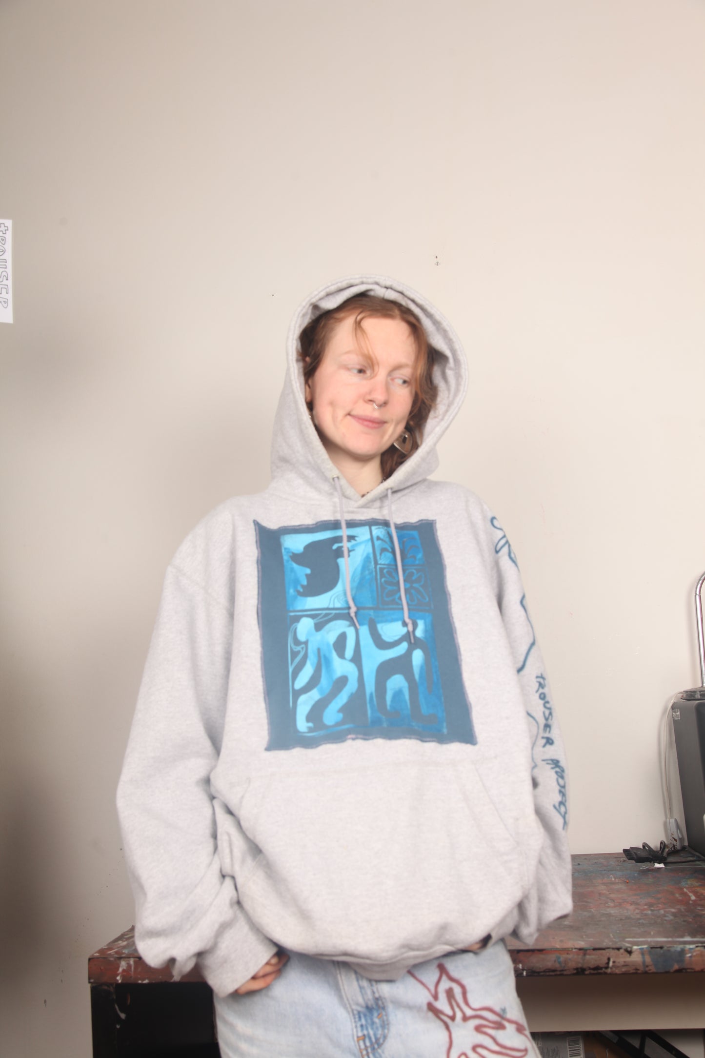 Upcycled Graphic Hoodie (L)