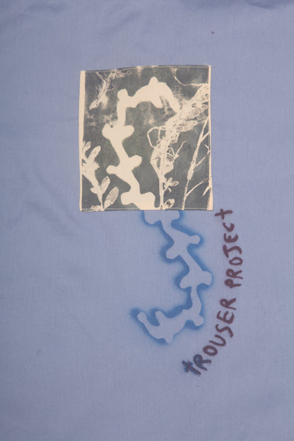 Boxy Worker Shirt Upcycled Design (M)