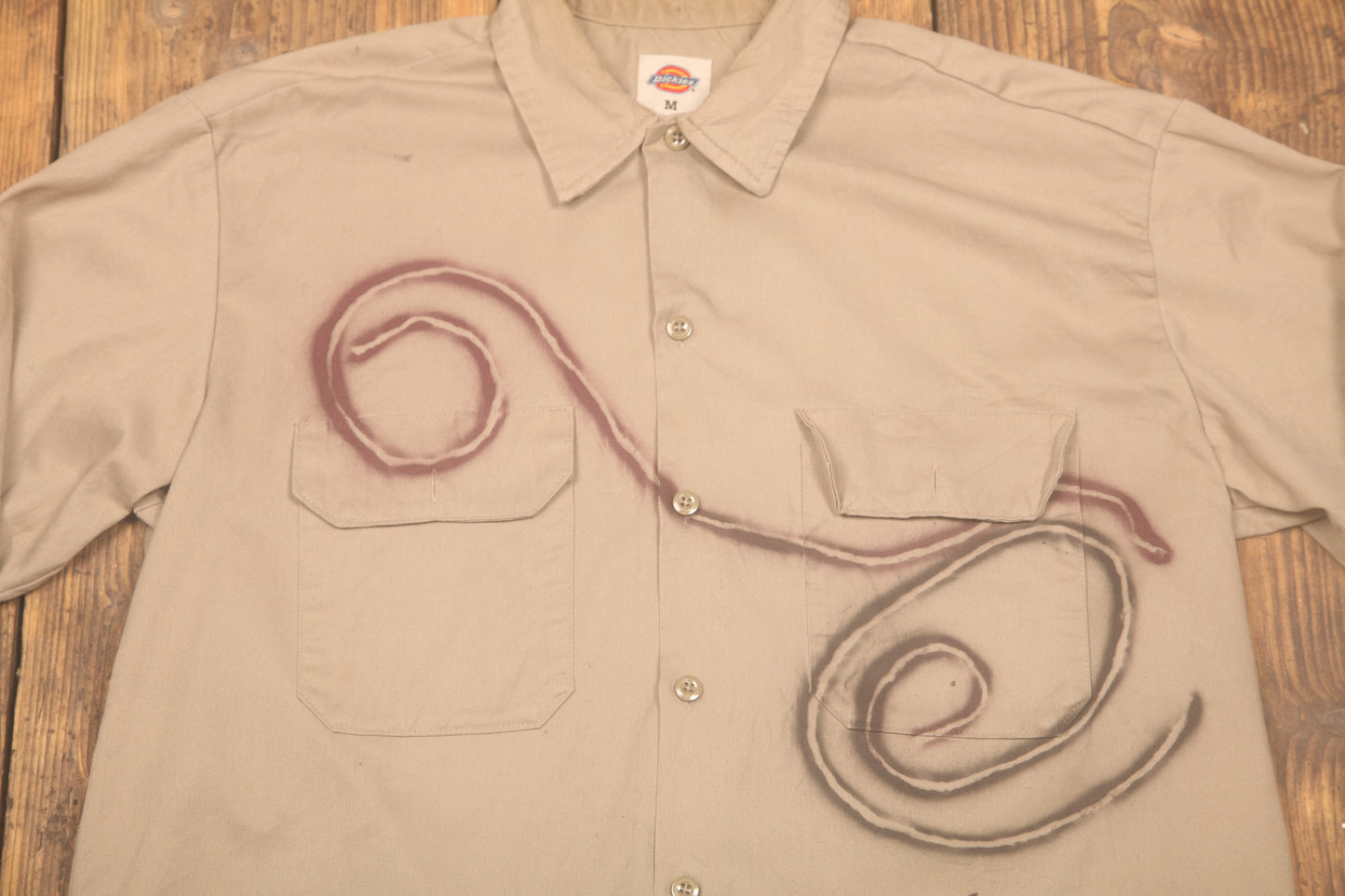 Worker Shirt Upcycled Design (M)