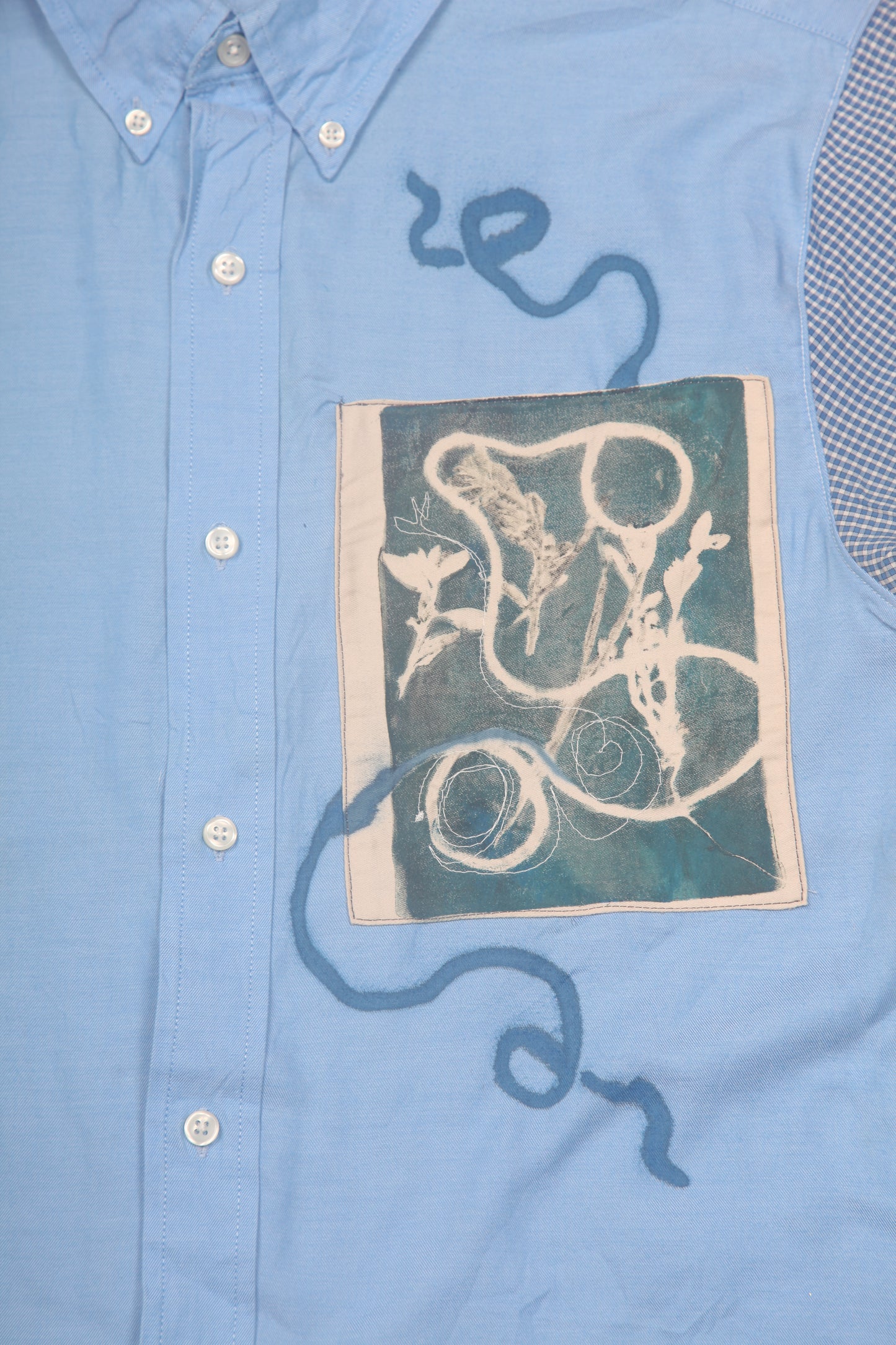 Vintage Shirt Upcycled Design (M)