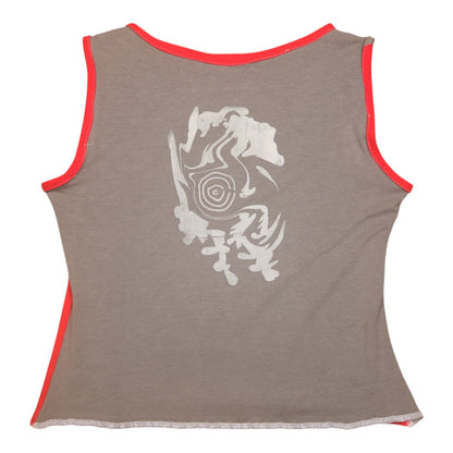 Reworked Screenprint Vest Top (UK10/12)