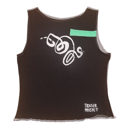 Reworked Screenprint Vest Top (UK8/10)