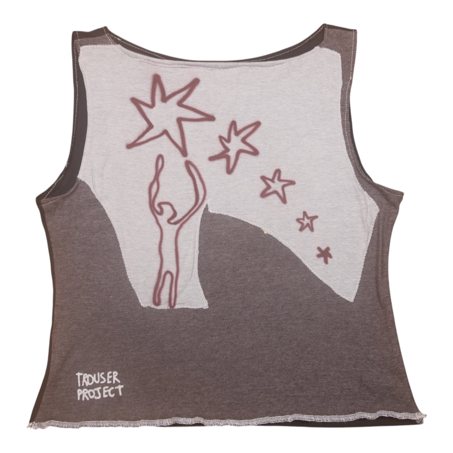 Reworked Screenprint Vest Top (UK10/12)