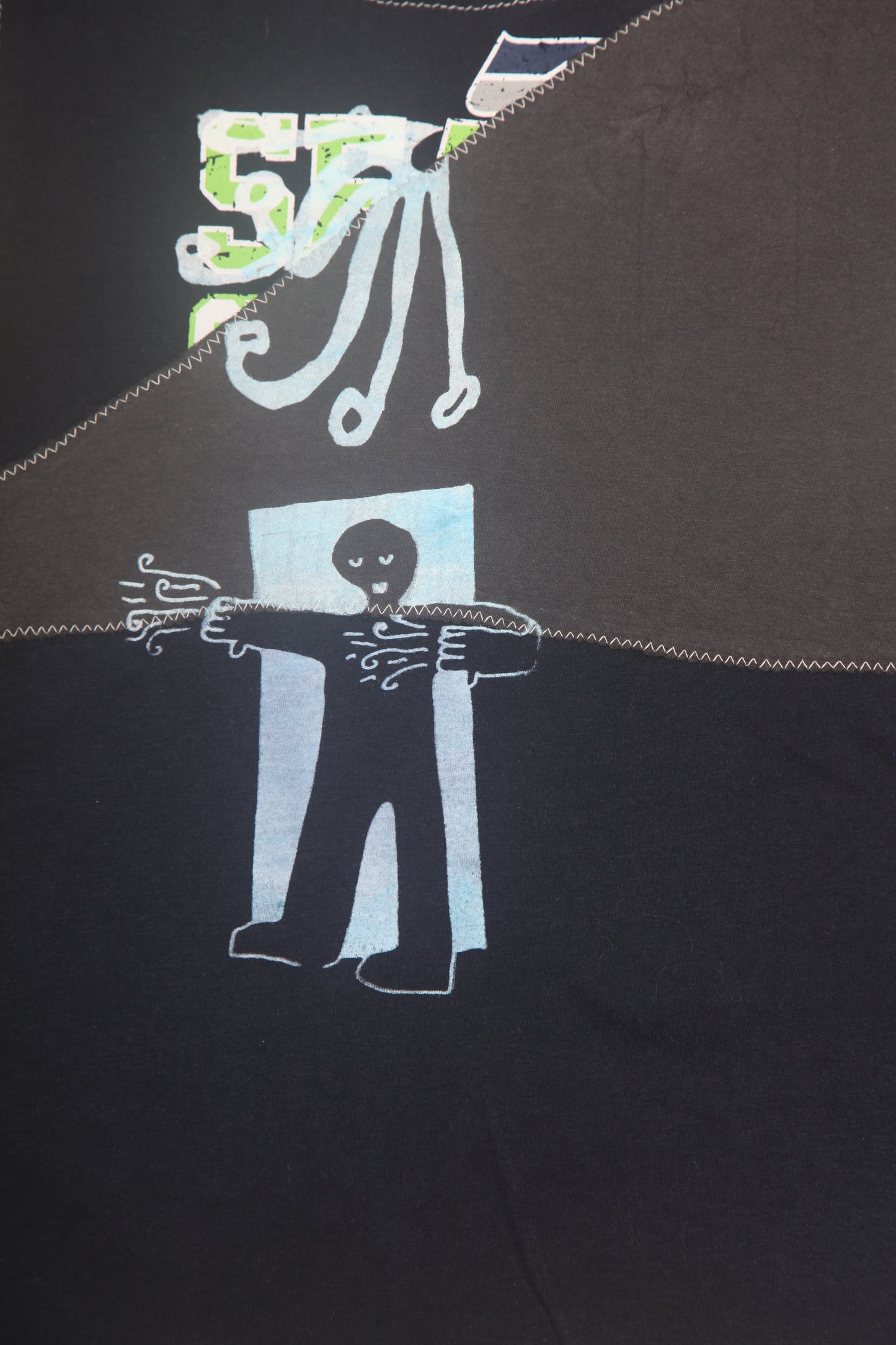Reworked Screenprint Vest Top (UK12/14)