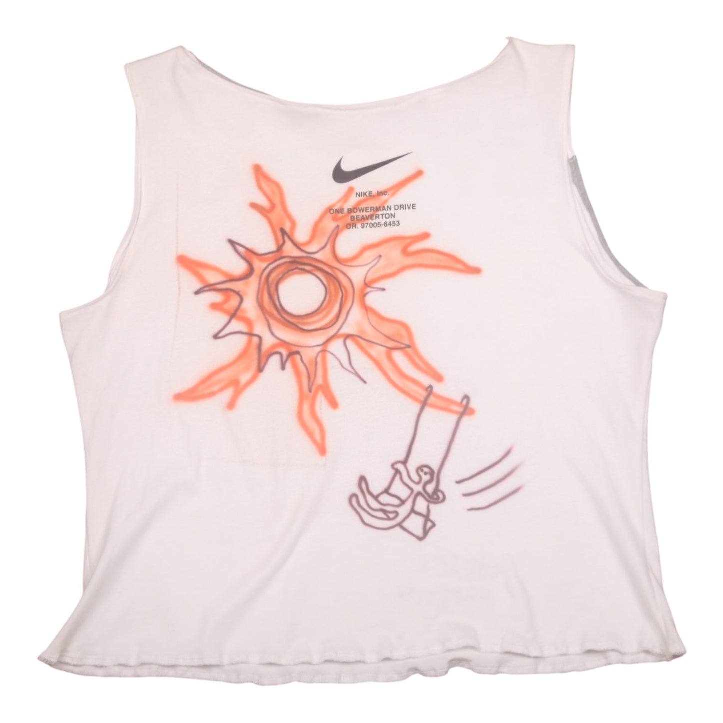Reworked Screenprint Vest Top (UK12/14)
