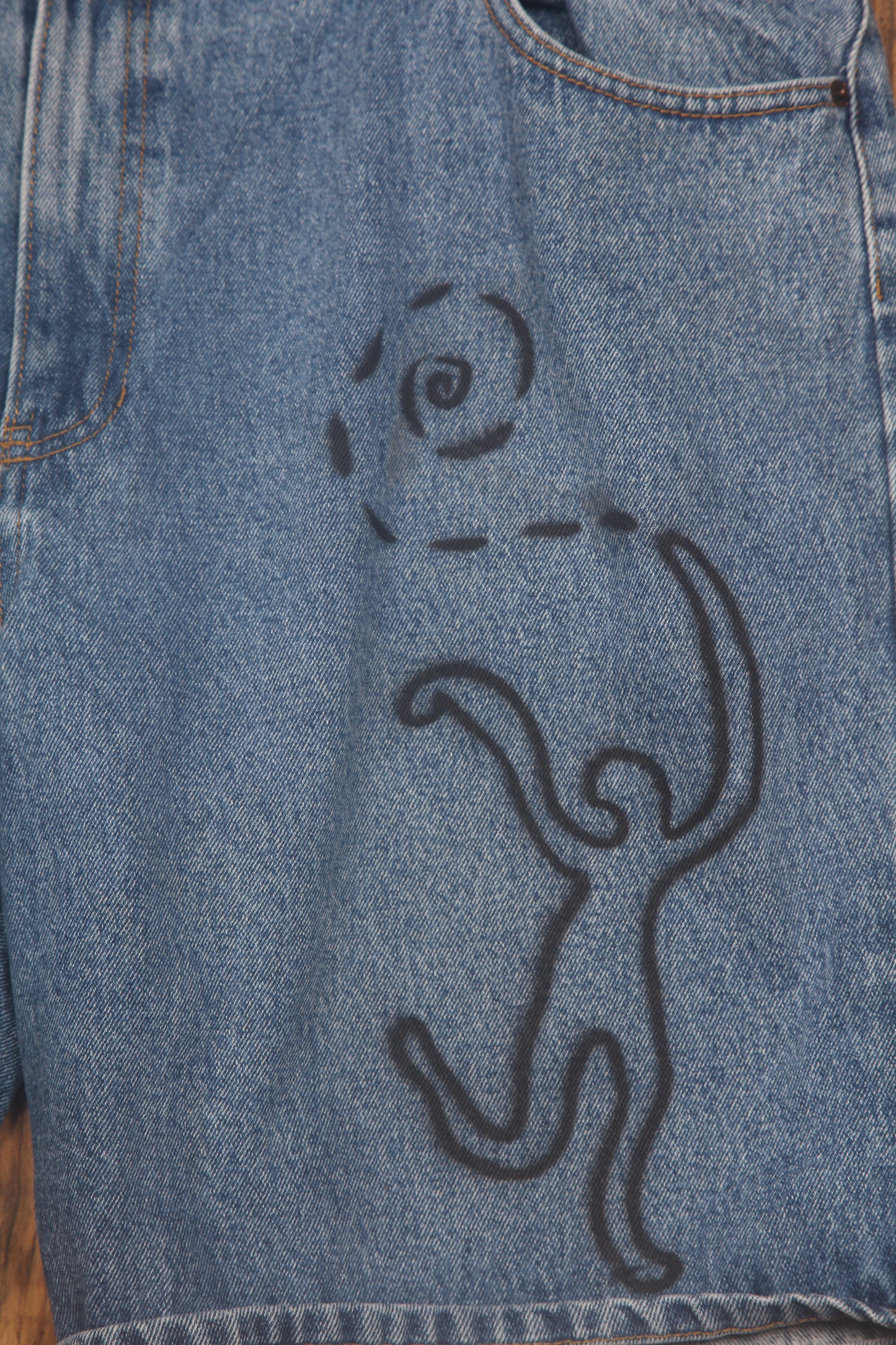 Upcycled Vintage Shorts (W40)
