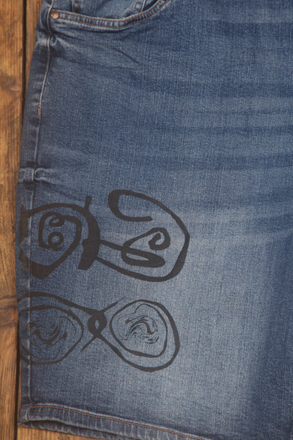 Upcycled Vintage Shorts (W42)