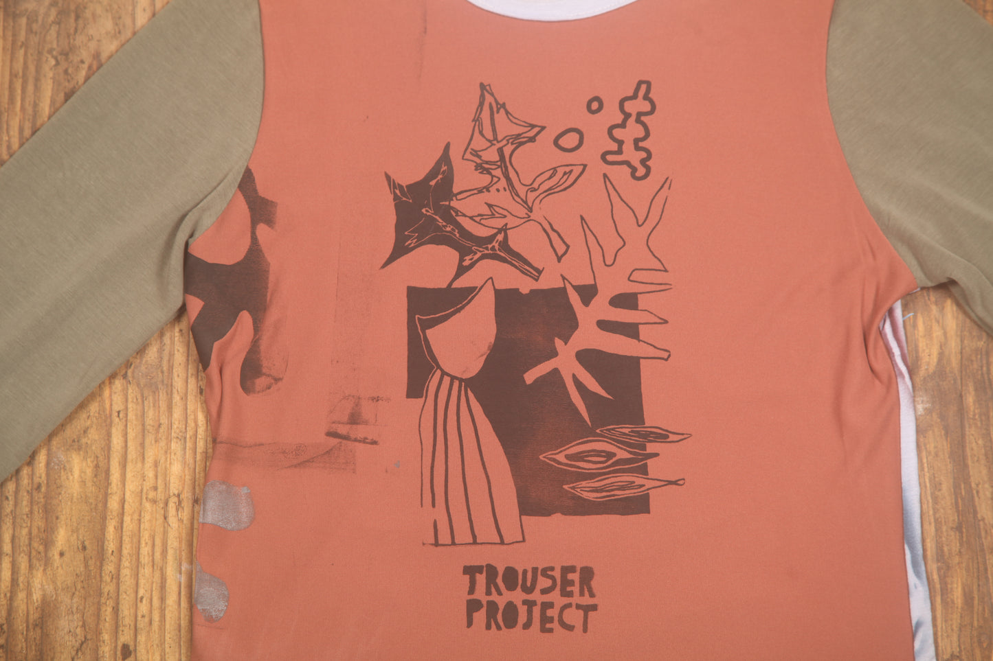 Long Sleeve Screenprint Fitted Tee (UK8/10)