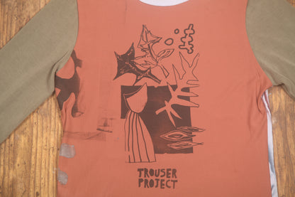 Long Sleeve Screenprint Fitted Tee (UK8/10)