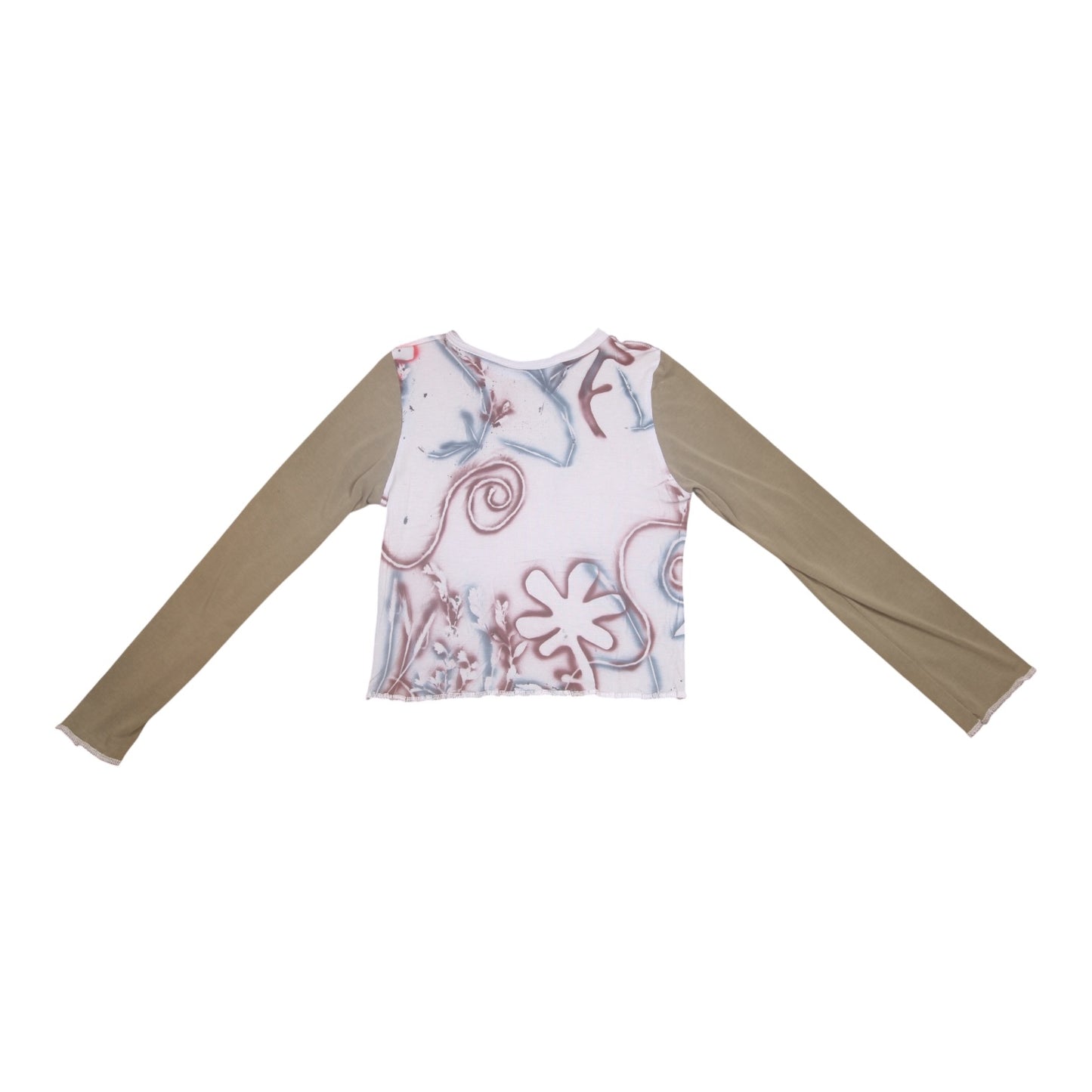 Long Sleeve Screenprint Fitted Tee (UK8/10)
