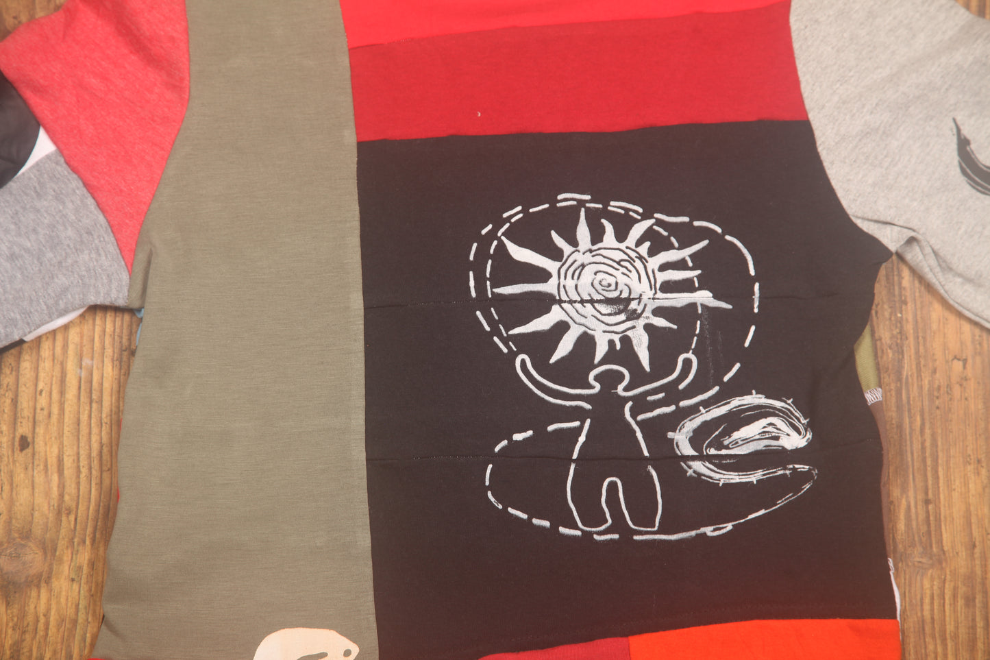 Long Sleeve Screenprint Fitted Tee (UK8/10)