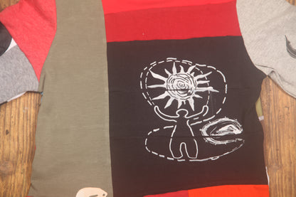 Long Sleeve Screenprint Fitted Tee (UK8/10)