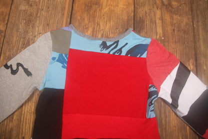 Long Sleeve Screenprint Fitted Tee (UK8/10)