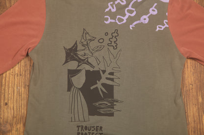 Long Sleeve Screenprint Fitted Tee (UK10/12)