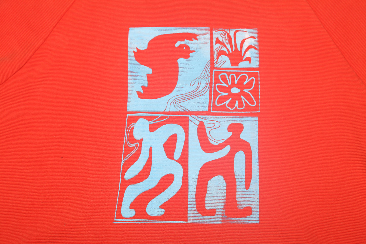 Upcycled Orange Jumper (L)