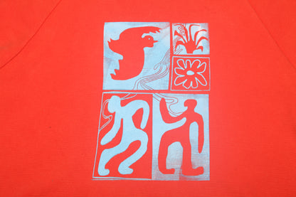 Upcycled Orange Jumper (L)