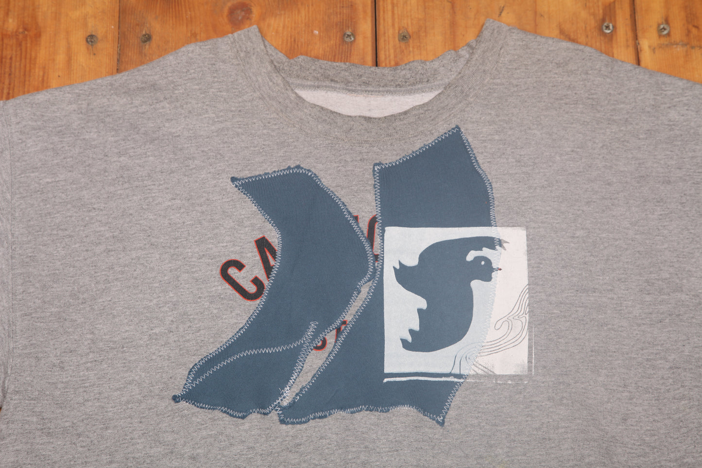 Upcycled Grey Pullover Jumper (XL)