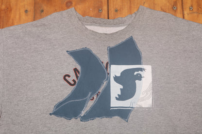 Upcycled Grey Pullover Jumper (XL)