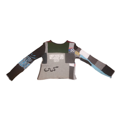 Long Sleeve Screenprint Fitted Tee (UK10/12)