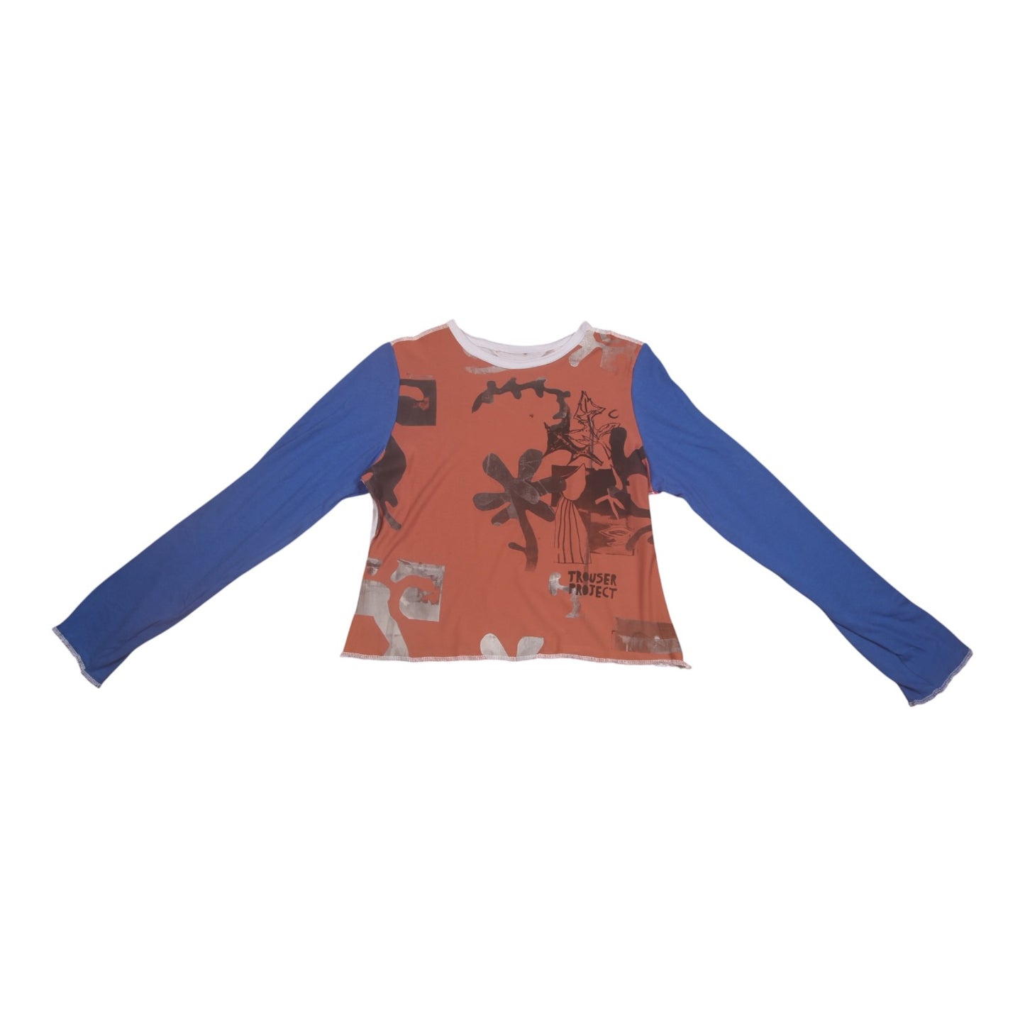 Long Sleeve Screenprint Fitted Tee (UK12/14)