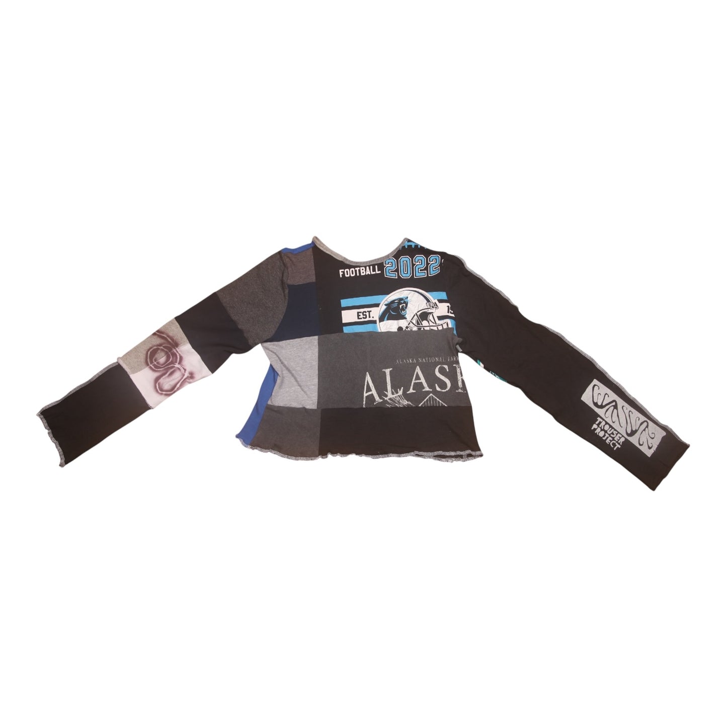 Long Sleeve Screenprint Fitted Tee (UK12/14)