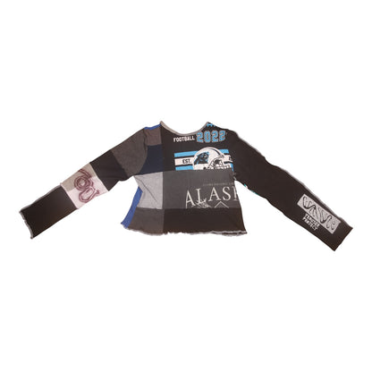 Long Sleeve Screenprint Fitted Tee (UK12/14)