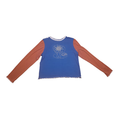 Long Sleeve Screenprint Fitted Tee (UK14/16)