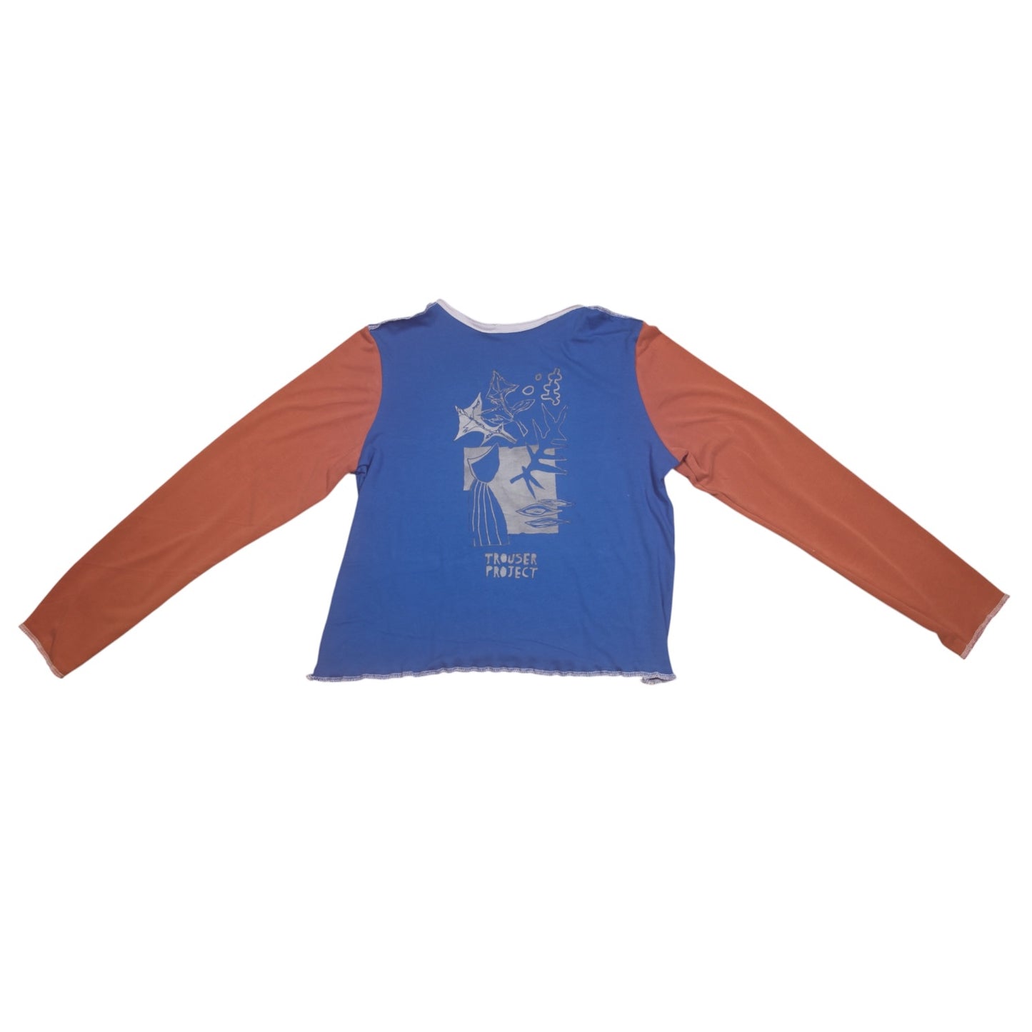 Long Sleeve Screenprint Fitted Tee (UK14/16)