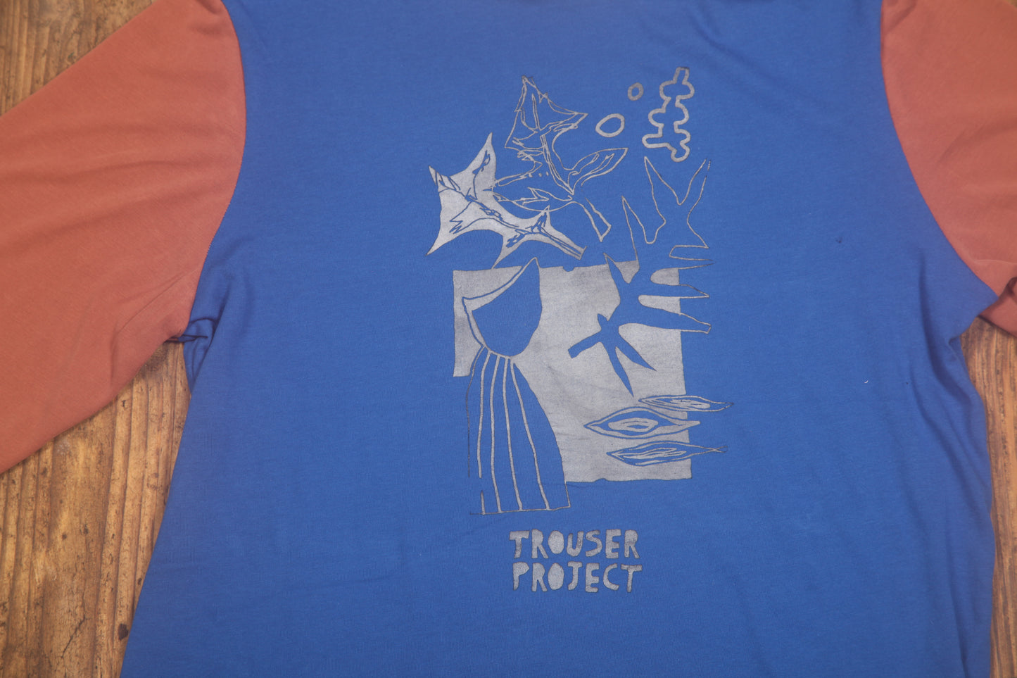Long Sleeve Screenprint Fitted Tee (UK14/16)
