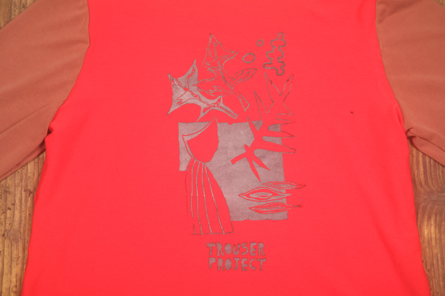 Long Sleeve Screenprint Fitted Tee (UK14/16)