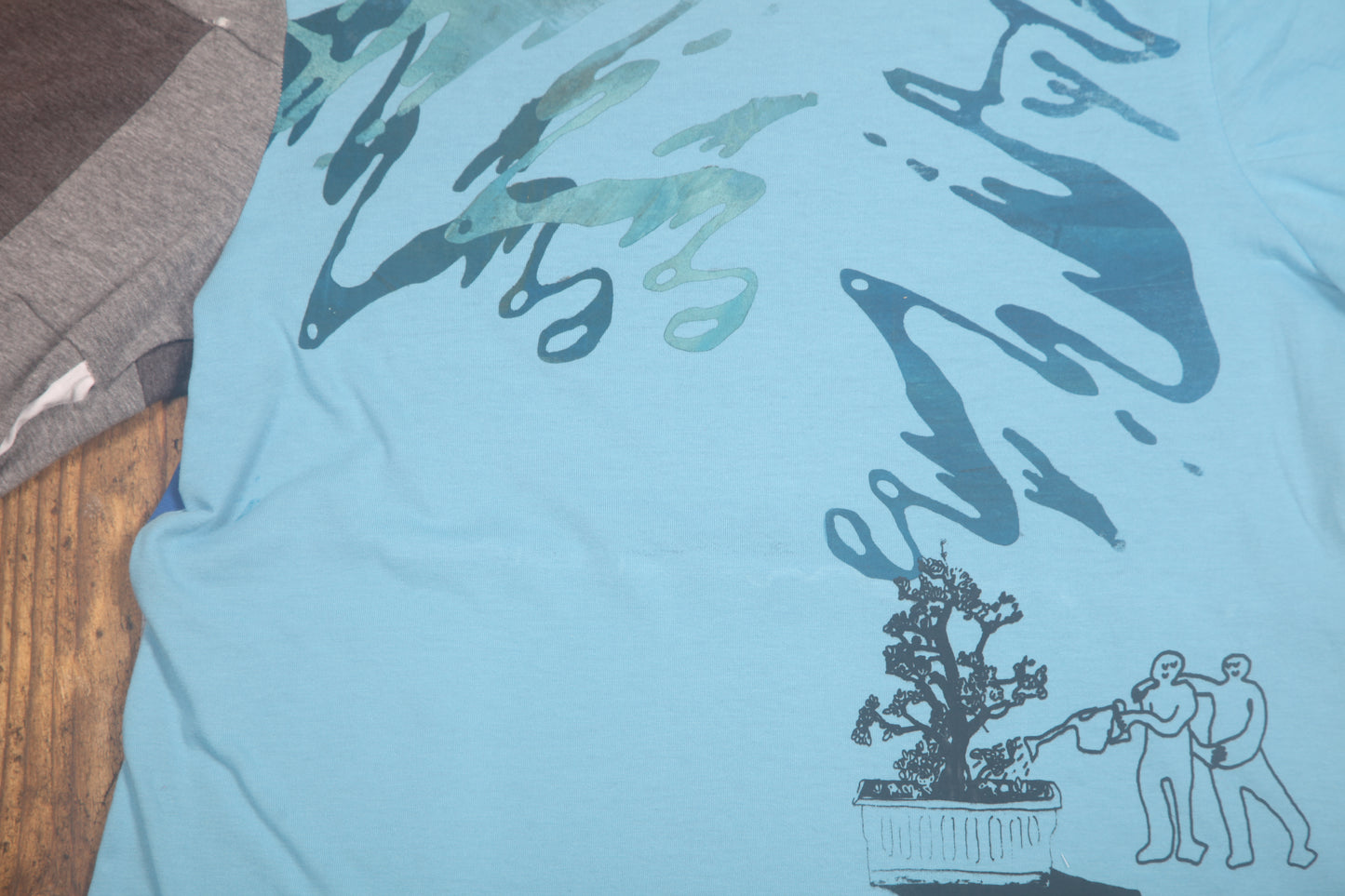 Long Sleeve Screenprint Fitted Tee (UK14/16)