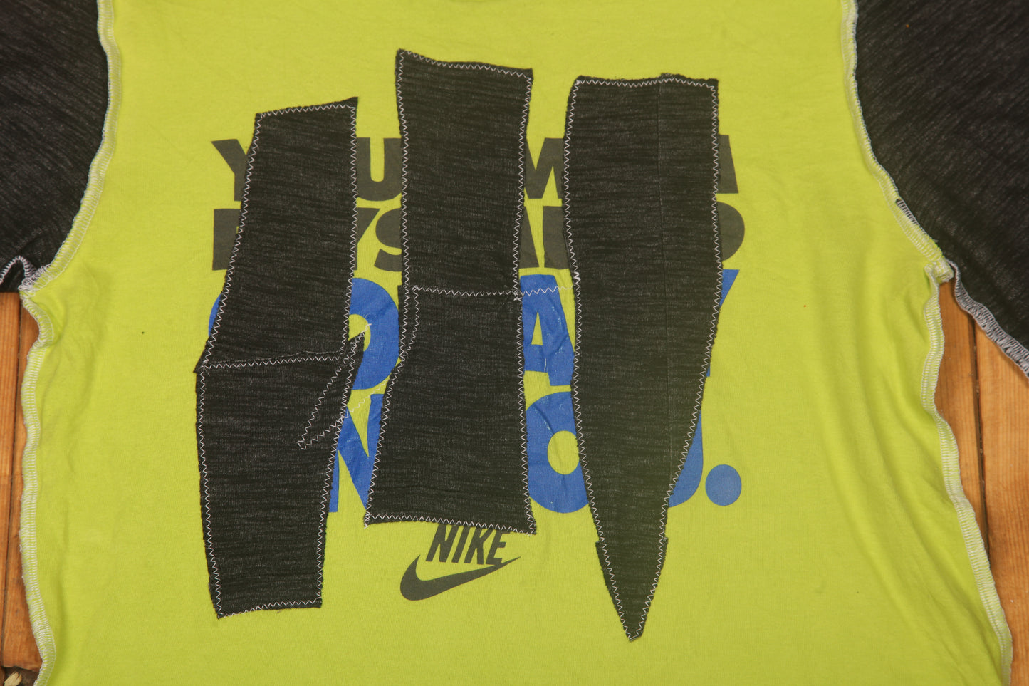 Reworked Patchwork Long Sleeve Top (UK12)