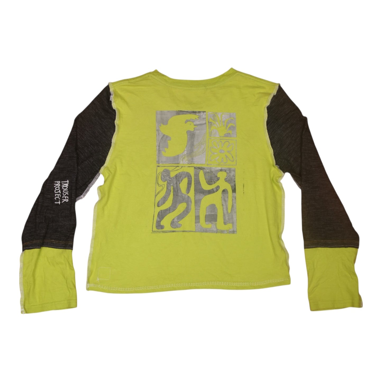 Reworked Patchwork Long Sleeve Top (UK12)