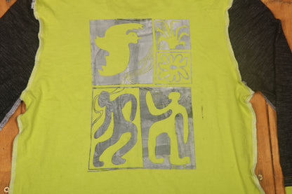 Reworked Patchwork Long Sleeve Top (UK12)