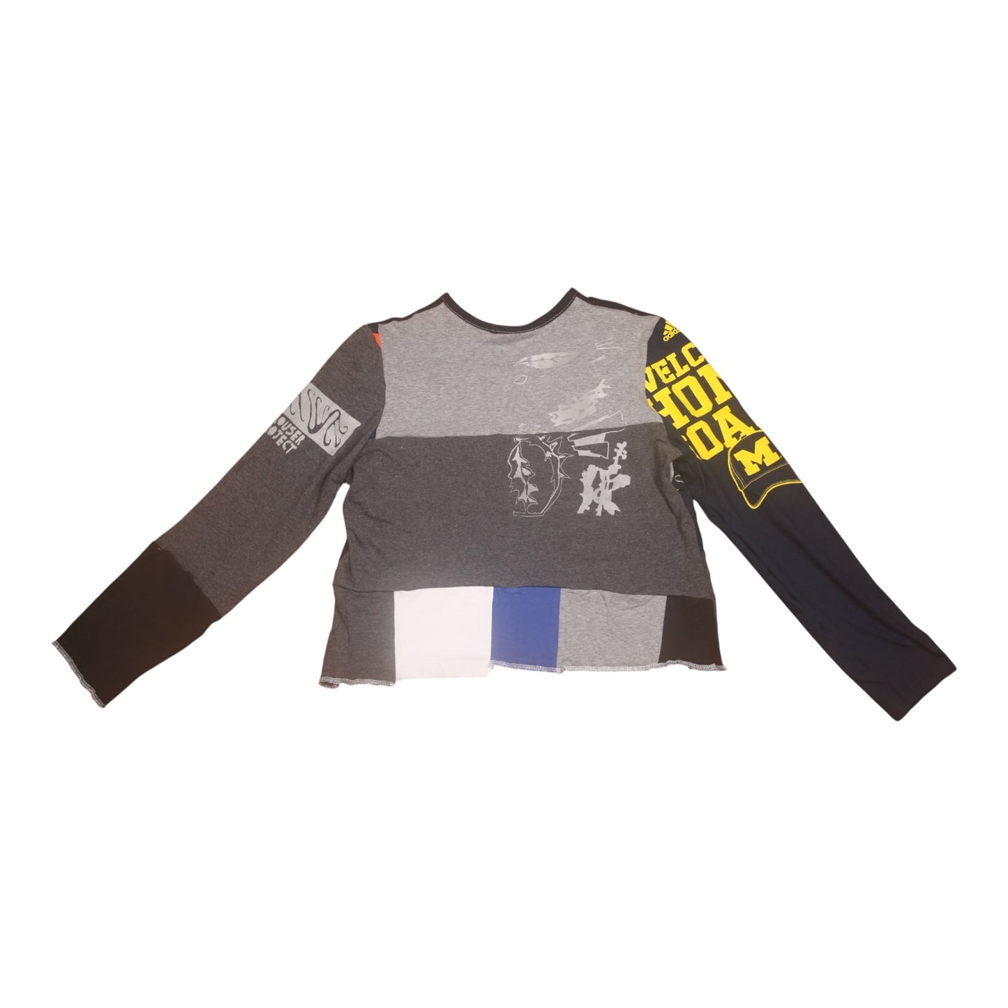 Long Sleeve Screenprint Fitted Tee (UK16/18)