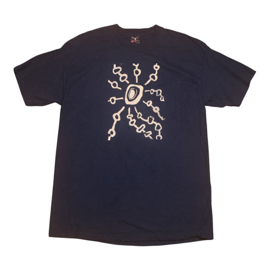 Upcycled Illustrated Screenprint T-shirt (M)