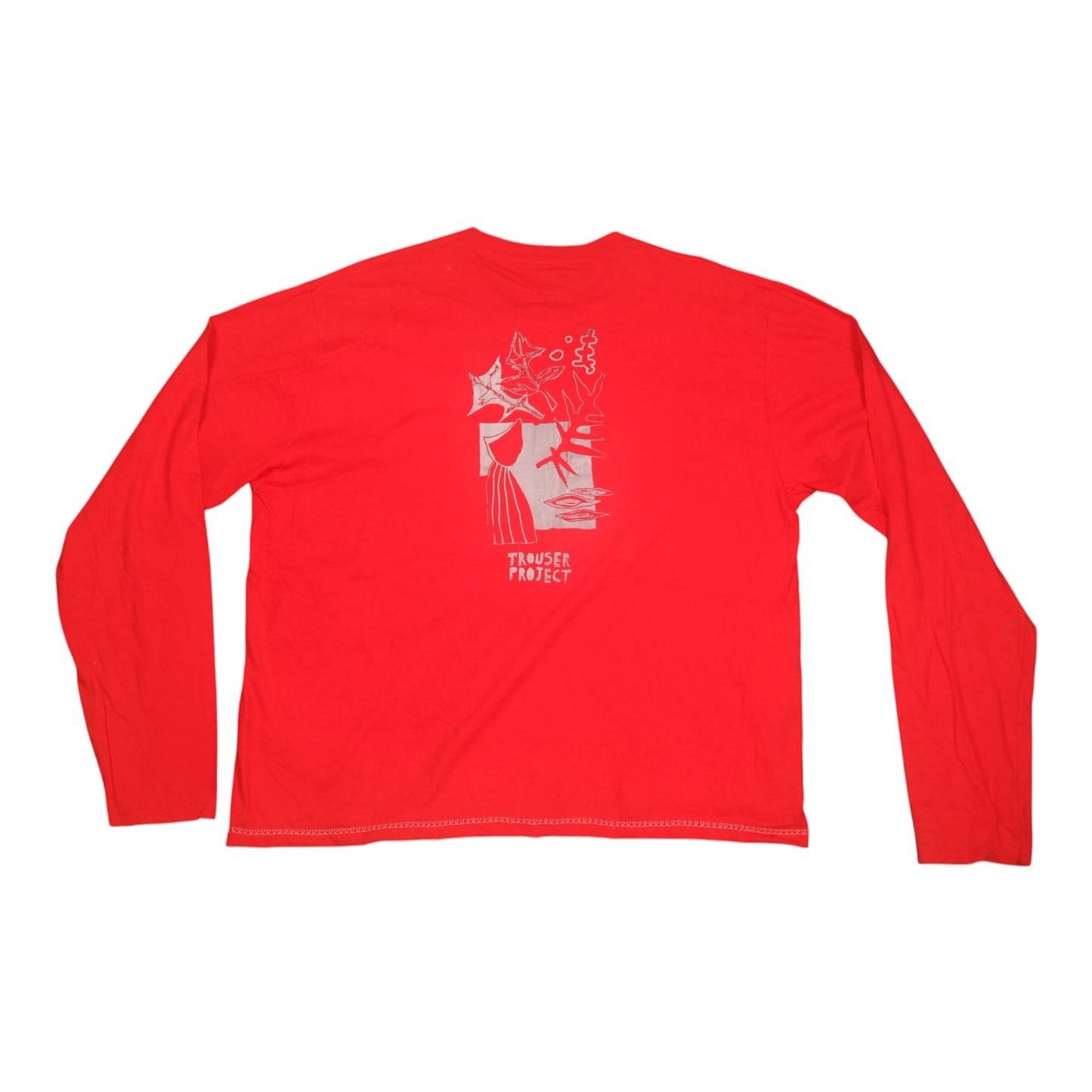 Upcycled Illustrated Screenprint T-shirt (XL)